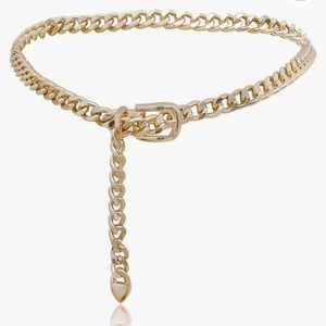Gold chain belt